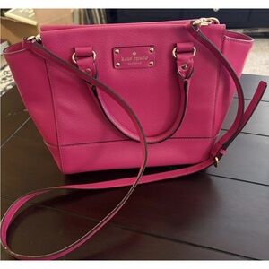 Kate Spade Hot Pink Sachel/Tote Bag